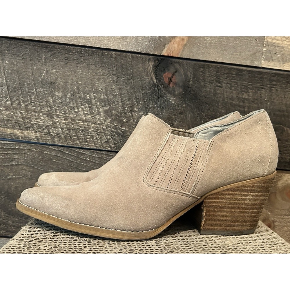 SAM EDELMAN Women's Walton Suede/leather Bootie in Oatmeal Size 8M‎
